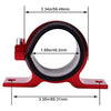 EVIL ENERGY 50mm car Oil/Fuel/Gas Pump Mounting Bracket Single Filter Clamp Cradle Red