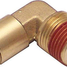 Helix 12081 1/8" NPT Male to 5/32" Push Tube Elbow Air Fitting