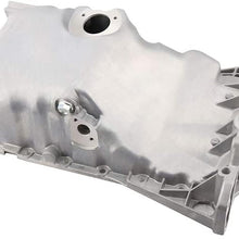 Engine Oil Pan w/Oil Level Sensor Hole w/Oil Return Port L4 1.8L Compatible with Volkswagen 01-05 Passat 1.8 Turbo / 03-05 GL / 01-05 GLS / 04-05 GLS 4 Motion replace VWP22A