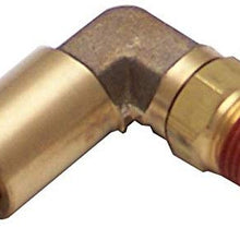 Helix 12009 1/8" NPT Male to 1/4" Push Tube Elbow Air Fitting