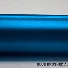 VViViD Metallic Blue Brushed Metal Vinyl Wrap Roll XPO Air Release Technology (6ft x 5ft (Hood, Roof or Trunk Wrap Kit))