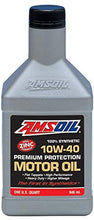 AMSOIL 100% Synthetic 10W-40 Premium Protection Motor Oil (1 Quart)