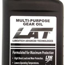 Lubeatech LAT 31237 (80W-90) Heavy Duty Multi-Purpose Gear Oil - 1 Quart, (Pack of 12)