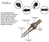 Oxygen O2 Sensor A209771X Upstream and Downstream for BMW 323Ci 323i 325Ci 325i 328Ci 328i 330Ci 330i 525i 528i 530i M3 X3Z3 Z4 2001-2006 325xi 330xi X5