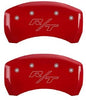 MGP Caliper Covers 12162SCBRRD Red Brake Covers Fits 2011-2020 Dodge Challenger (Dual Piston Front Caliper) Engraved with Challenger/R/T (Front/Rear Covers; Set of 4)