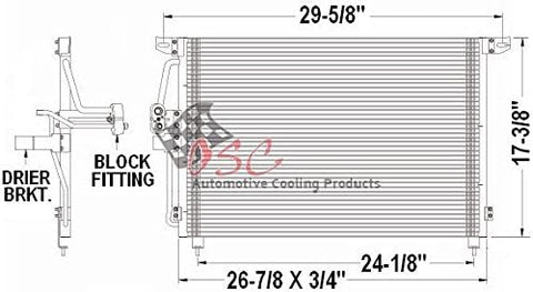 OSC Cooling Products 4785 New Condenser