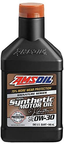 Amsoil AZOQT-EA Signature Series SAE 0W-30 Synthetic Motor Oil Quart