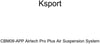 KSport CBM08-APP Airtech Pro Plus Air Suspension System