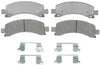 ACDelco 14D974ACH Advantage Ceramic Rear Disc Brake Pad Set with Hardware