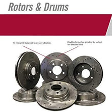 DK1604-7D Rear Drilled Rotors and Ultimate HD Semi-Metallic Brake Pads