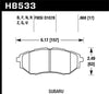 Hawk Performance HB533B.668 HPS 5.0 Disc Brake Pad