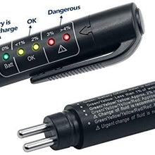 Calvas 5 Leds Brake Fluid Testing Tools Portable Car Brake Fluid Tester Car Tools/Accessories Black