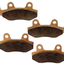 Caltric Brake Pads Fits KAWASAKI Teryx 750 KRF750 Front Brakes 2008-2011 Sintered Pads