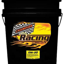 Champion Brands 4360D-EACH 'Racing' 0W-20 Full-Synthetic Automotive Motor Oil - 5 Gallon Pail
