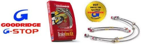 Goodridge Stainless Steel Brake Line Kit for 97-04 Chevrolet CORVETTE;4 Line;Incl. Z06