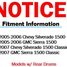 Detroit Axle - Drilled & Slotted Front Brake Kit Rotors & Ceramic Pads w/Clips Hardware & Brake Kit CLEANER & FLUID for REAR DRUM Brake Kit MODELS 2005-2006 Chevy Silverado 1500 / GMC Sierra 1500