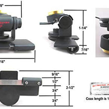 Diamond K400S-NMO Lip Mount, 2-axis Adjustable Antenna Vehicle Mount