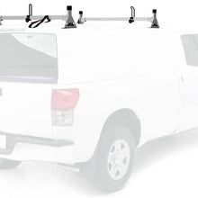 Vantech Universal Pickup Topper 2 Bar Ladder roof Van Rack System 42"-45" Black