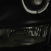 Spec-D Tuning For Cadillac CTS Black Smoke SMD LED Halo Projector Headlights Front Lamps Pair