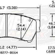 American Black ABD1164C Professional Ceramic Front Disc Brake Pad Set Compatible With Ford Fusion/Lincoln MKZ/Zephyr/Mazda 6 / Mercury Milan - OE Premium Quality - Perfect fit, QUIET & DUST FREE