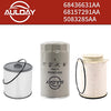 FUEL DIESEL FILTER AND OIL FILTER FITS FOR 2019-21 DODGE RAM 2500 3500 4500 5500 6.7L CUMMINS FUEL FILTER OEM 68436631AA 5083285AA 68157291AA