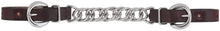 Weaver Leather Trailhead Single Link Curb Strap (4-1/2" Nickel Plated Single Link Chain)