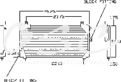 OSC Cooling Products 4867 New Condenser