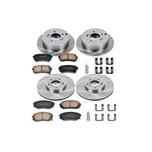 Power Stop KOE6307 Autospecialty Front and Rear Replacement Brake Kit-OE Brake Rotors & Ceramic Brake Pads