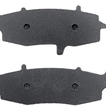 KMG Front Brake Pads for 2005-2010 Suzuki VZ 800 M50 Boulevard - Non-Metallic Organic NAO Brake Pads Set