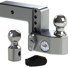 Weigh Safe WS4-2.5 Adjustable Ball Mount with 4" Drop and 2.5" Shank