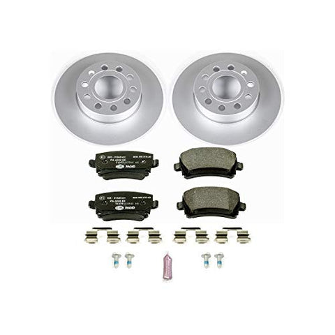 Power Stop ESK4627 Rear Euro-Stop Brake Kit Volkwagen