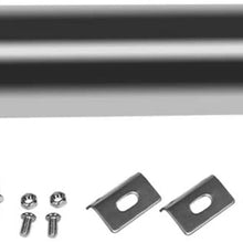 DEMOTOR PERFORMANCE 3"X 10" Inch Polished Stainless Steel Radiator Overflow Tank Universal Fit.