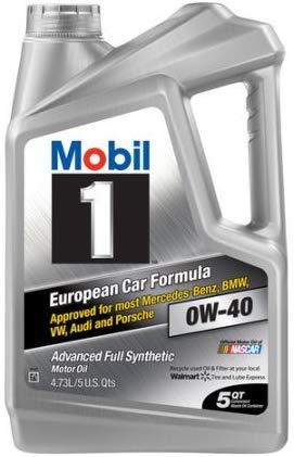 Mobil 1 0W-40 Advanced Full Synthetic Motor Oil, 5 qt.