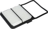 EPAuto GP159 (CA10159) Replacement for Toyota Rigid Panel Engine Air Filter for Prius (2004-2009); Companion Cabin Air Filter: CP846 (CF9846A)