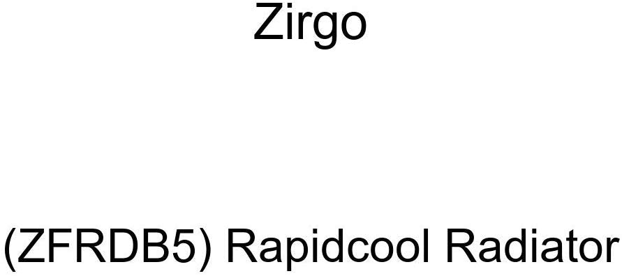 Zirgo (ZFRDB5) Rapidcool Radiator