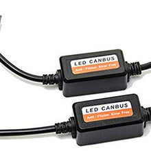 2X Led Headlight Canbus Error Anti Flicker Resistor Canceller Decoder (H1 H3)