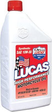 Lucas Oil High Performance Synthetic Oil - 10W30 - 1qt. 10708