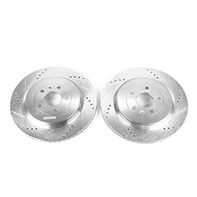 Power Stop AR85142XPR Rear Evolution Drilled & Slotted Rotor Pair