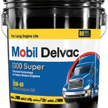 Mobil MO01305P 5 Gallon 15W40 Super Diesel Engine Oil