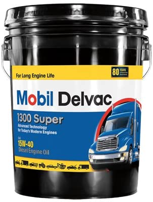 Mobil MO01305P 5 Gallon 15W40 Super Diesel Engine Oil