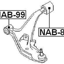 545002J511 - Front Arm Bushing (for Front Arm) For Nissan - Febest