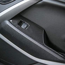 LVBAO Interior Door Handle Frame Cover Trim ABS Decoration for Chevrolet Camaro 2017+ LHD (Carbon 5033)