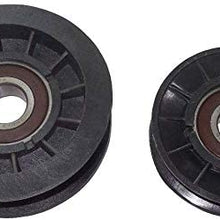 New Idler Pulley Kit W/Transmission Drive Belt For John Deere L111 L118 L120 L130
