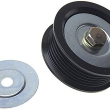 ACDelco 36303 Professional Flanged Idler Pulley with Bolt, 2 Dust Shields, Insert, Retainer, and Washer