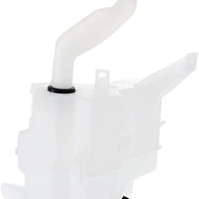Washer Reservoir Windshield Expansion Tank w/Washer Pump, Filler Neck, and Cap compatible with Vehicles w/Headlight Washer