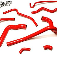 HPS 57-1400-RED Red Silicone Radiator Coolant/Heater Hose Kit