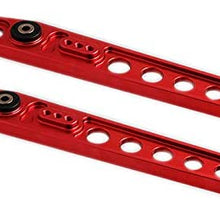 Fit Honda Integra Civic Civic Crx Del Sol Rear Lower Control Arm with polyeurathane material bushing Red