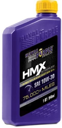 Royal Purple 11747-6PK HMX SAE 10W-30 High-Mileage Synthetic Motor Oil - 1 qt. (Case of 6) by Royal Purple