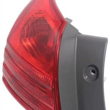 Make Auto Parts Manufacturing DOT/SAE Certified Driver/Left Side Red Lens With Bulb(s) Halogen Tail Light Assembly For Nissan Rogue 2008-2013 / Rogue Select 2014-2015 - NI2800183