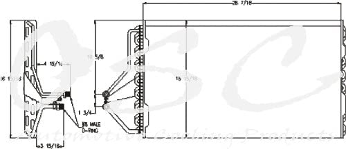 OSC Cooling Products 4007 New Condenser